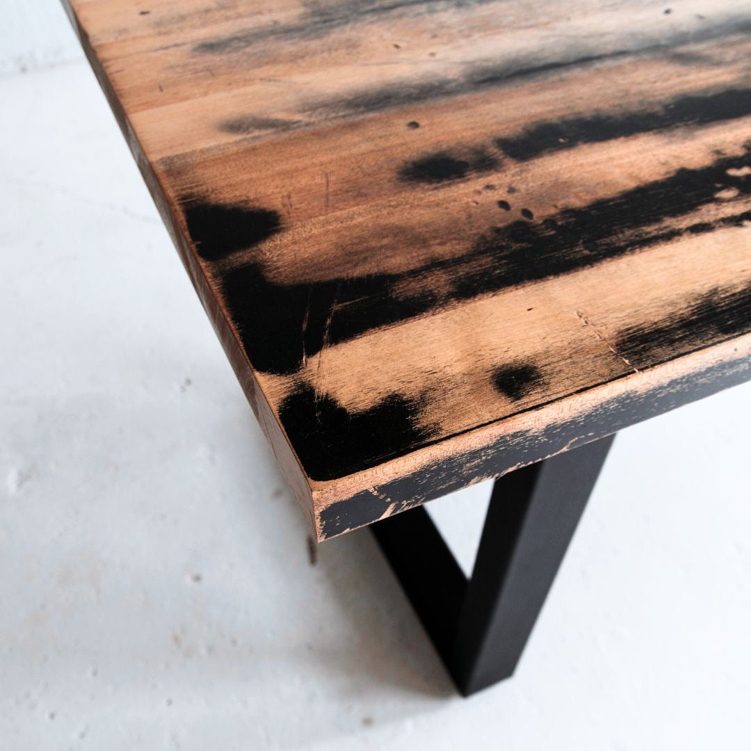 Distressed Maple Dining Table | Reclaimed Wood
