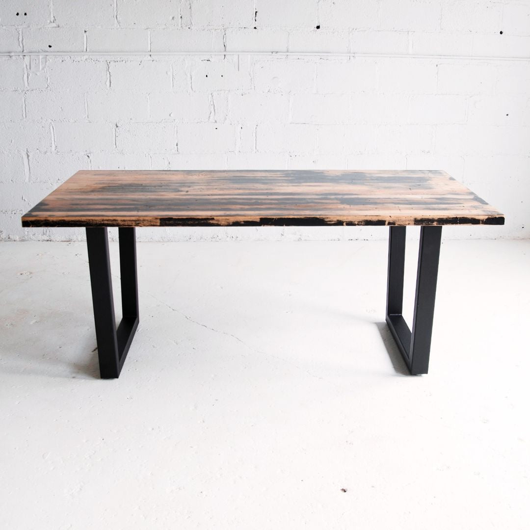 Distressed Maple Dining Table | Reclaimed Wood