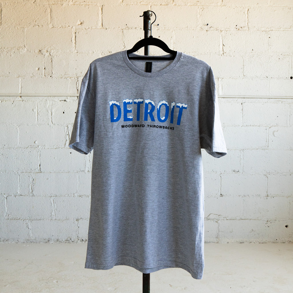 icy Detroit tee front view