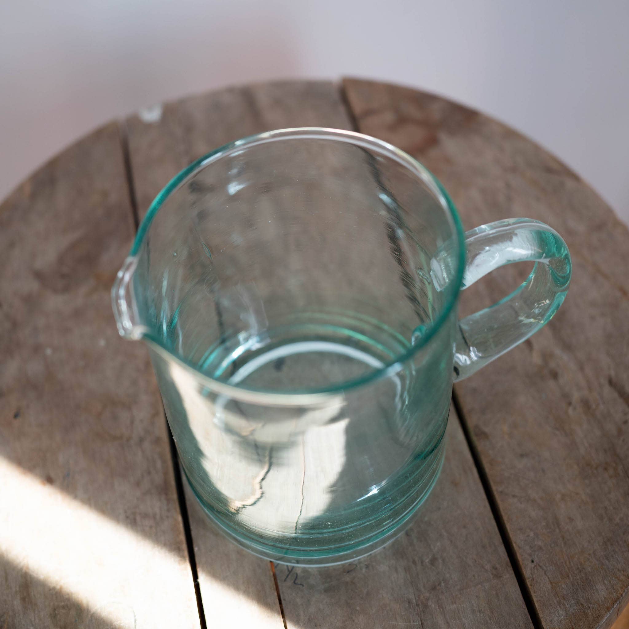 Moroccan Hand-Blown Pitcher