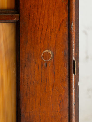 Amber Stained Glass Room Divider