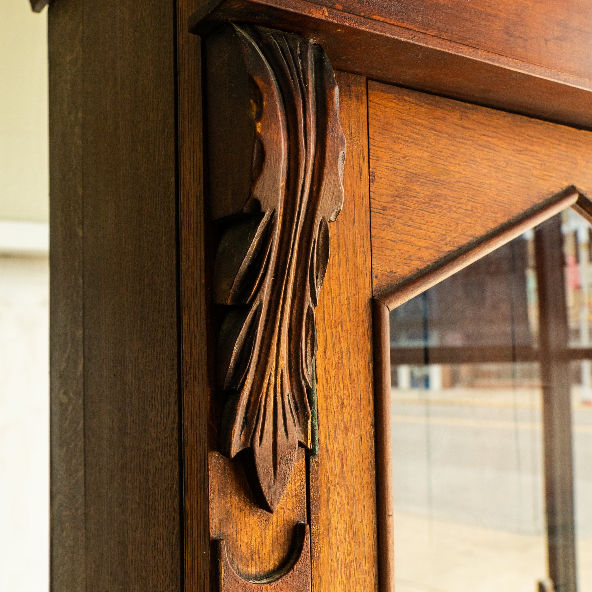 Antique Stepback Hutch