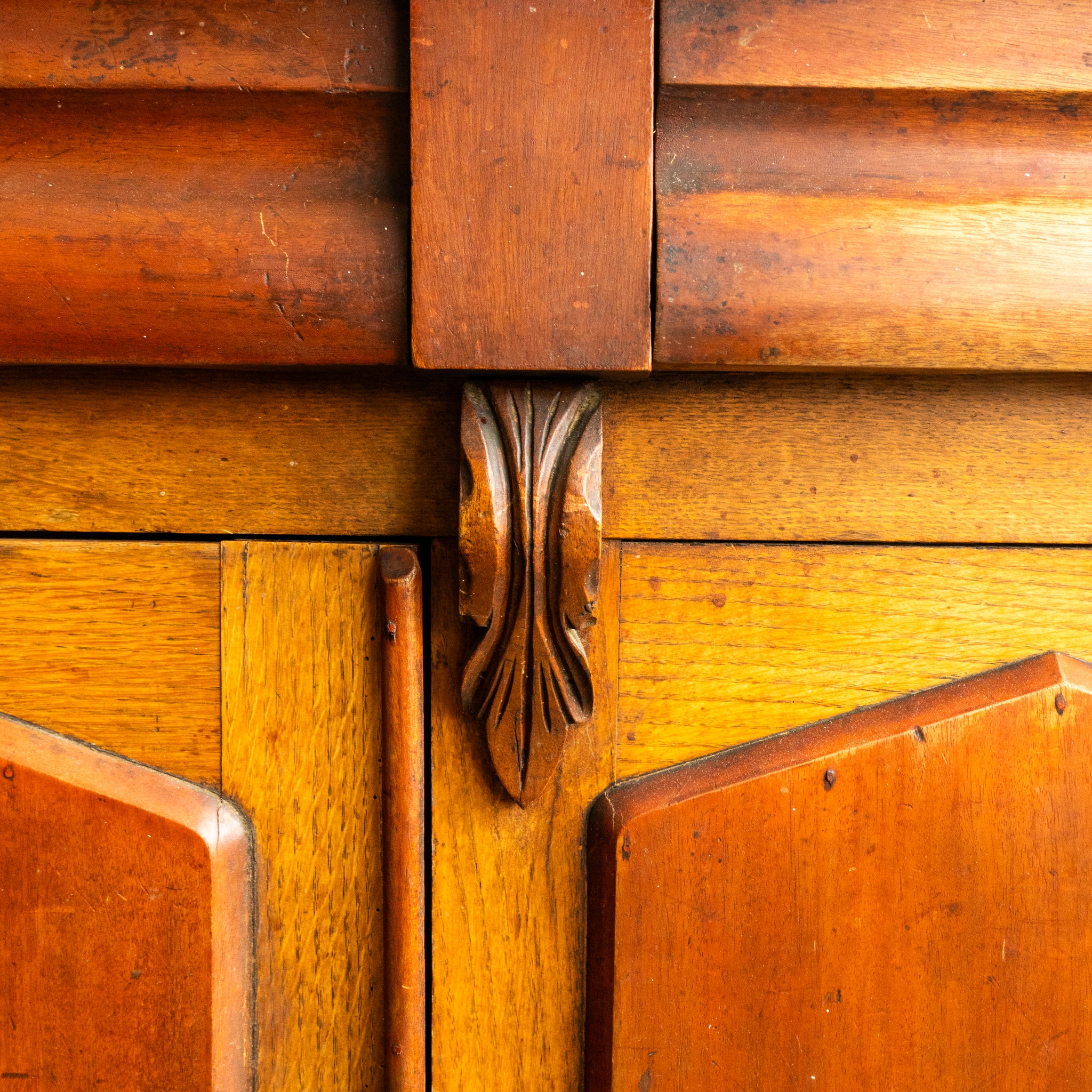 Antique Stepback Hutch