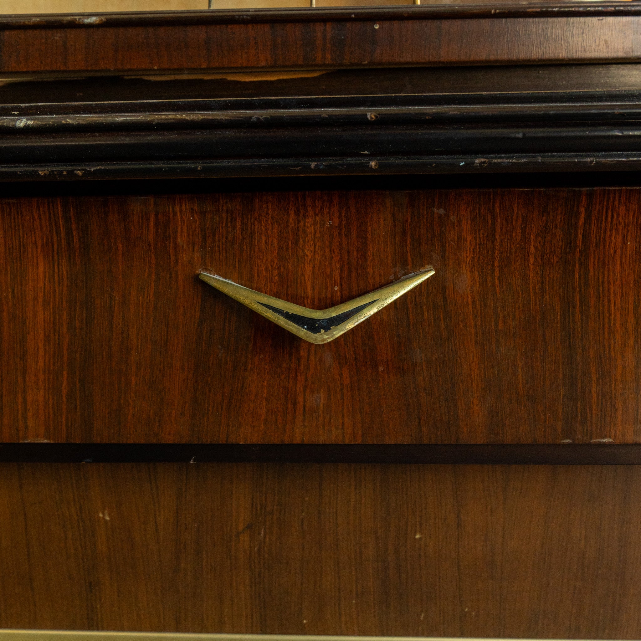 Antique Art Deco Wall Bar