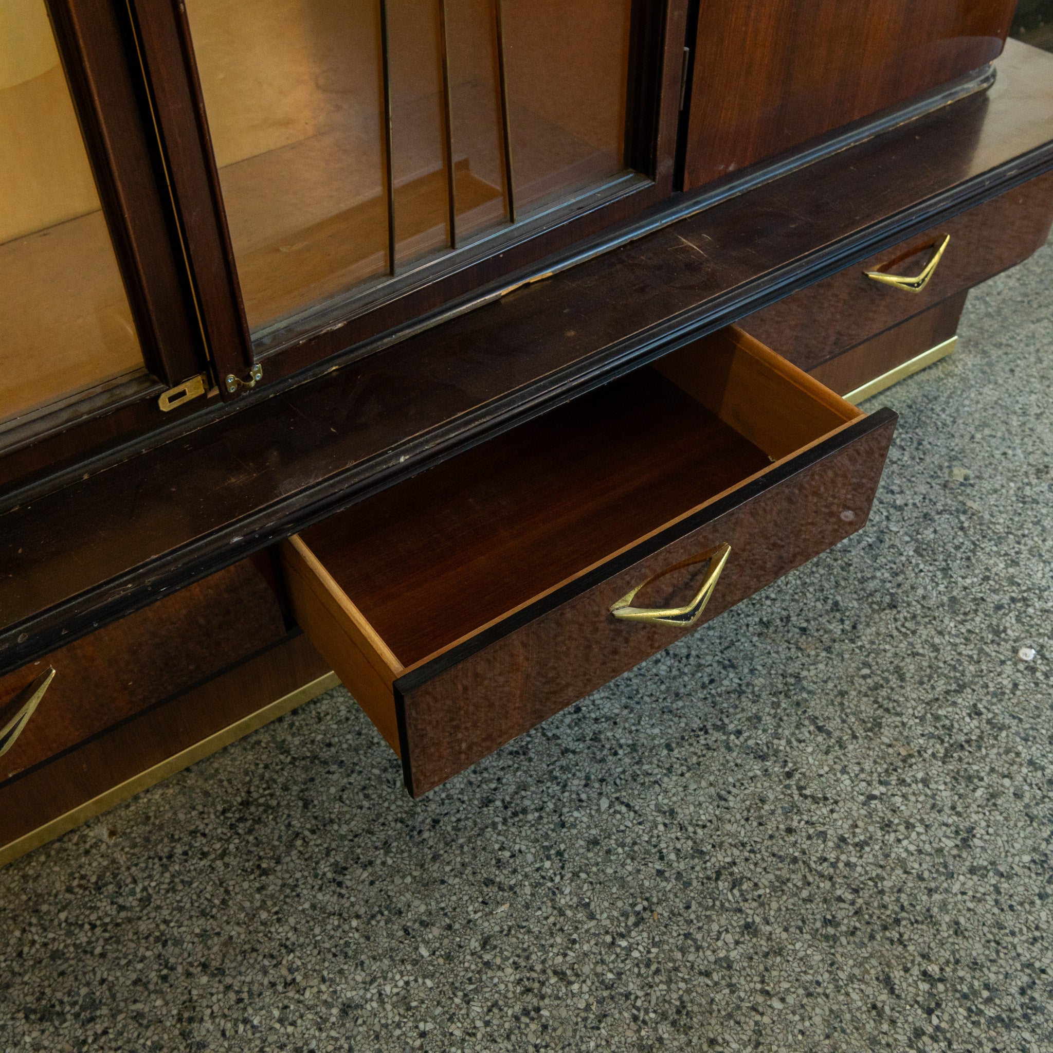 Antique Art Deco Wall Bar