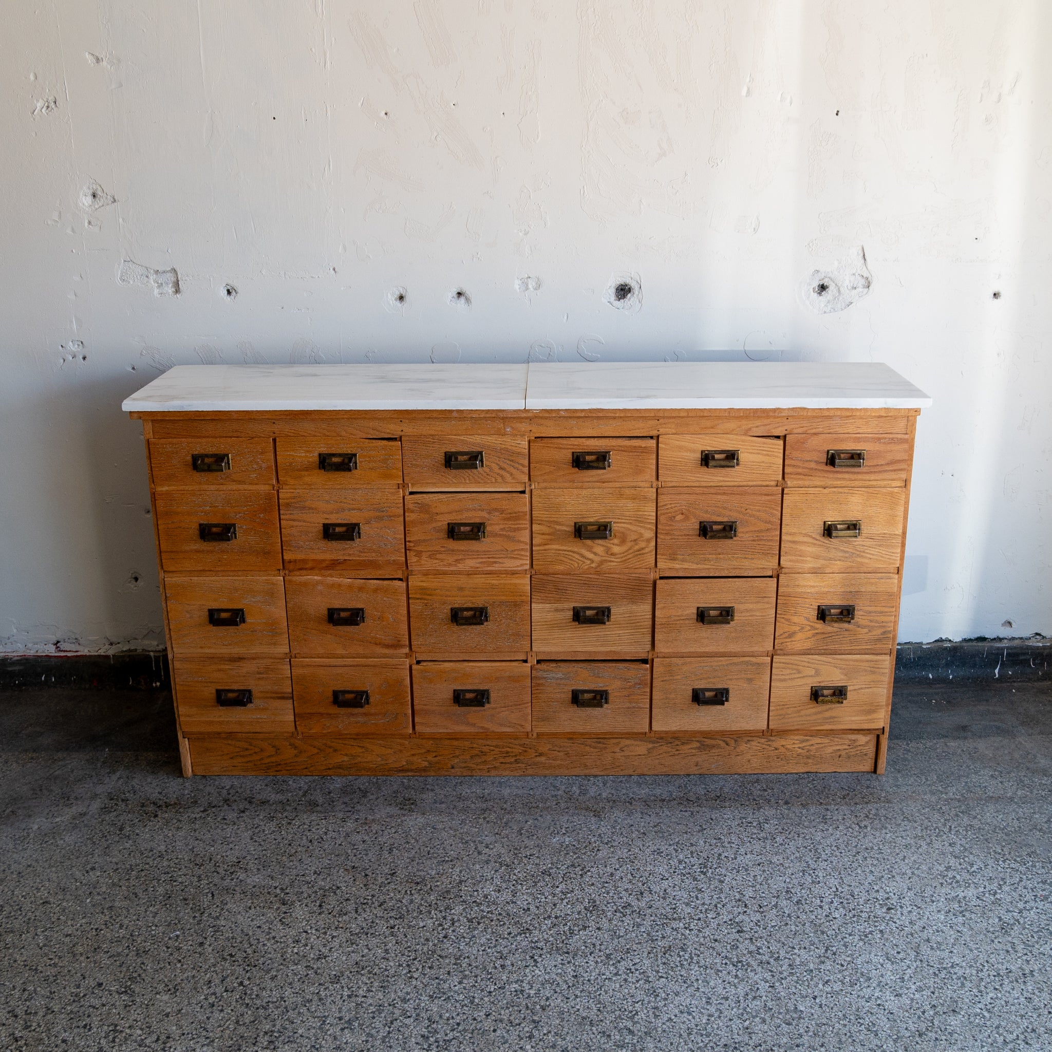Reclaimed 24 Drawer Apothecary Cabinet