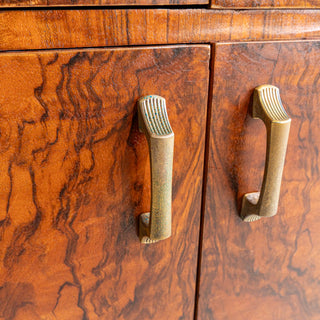 Art Deco Burl Walnut Bar