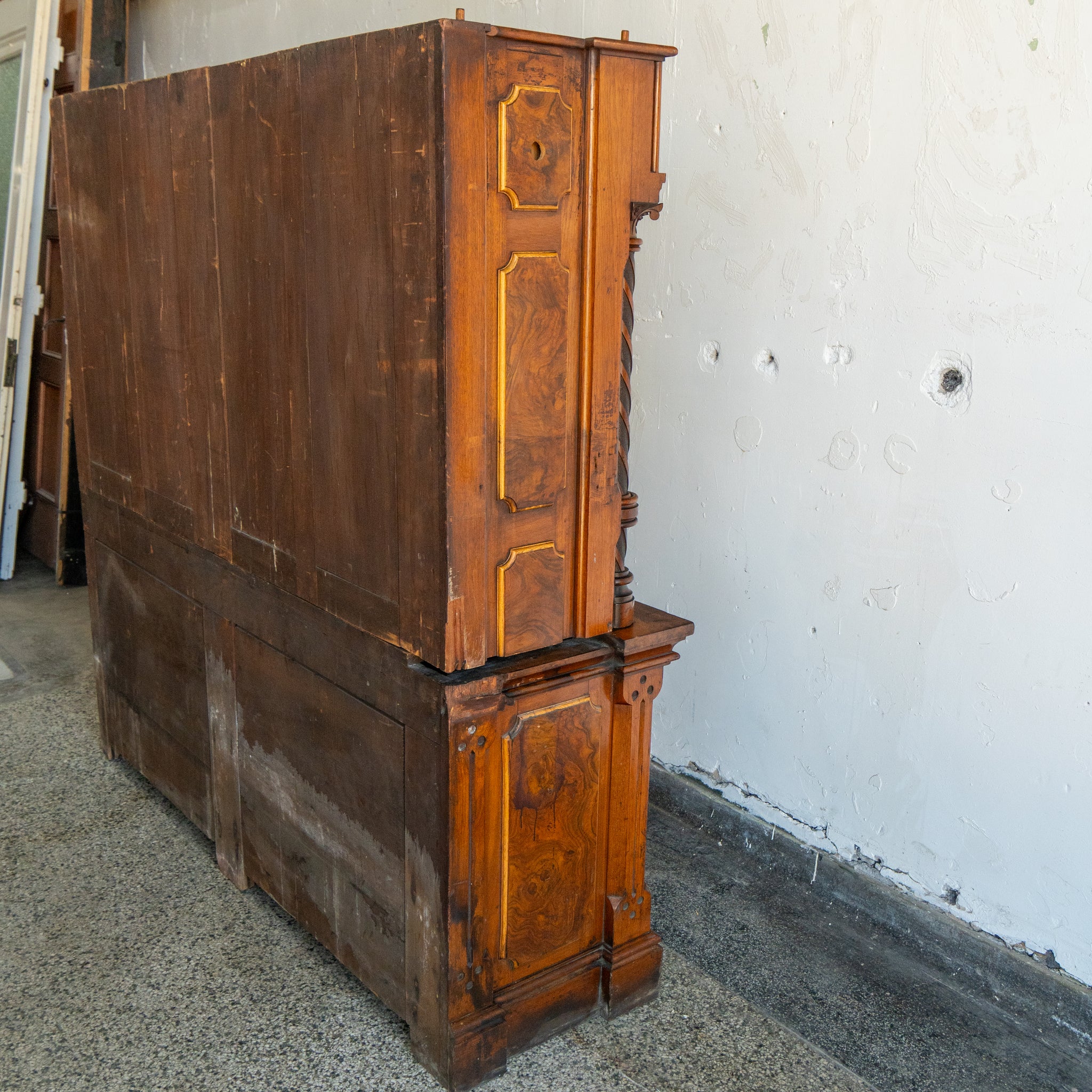Unique Carved Back Bar