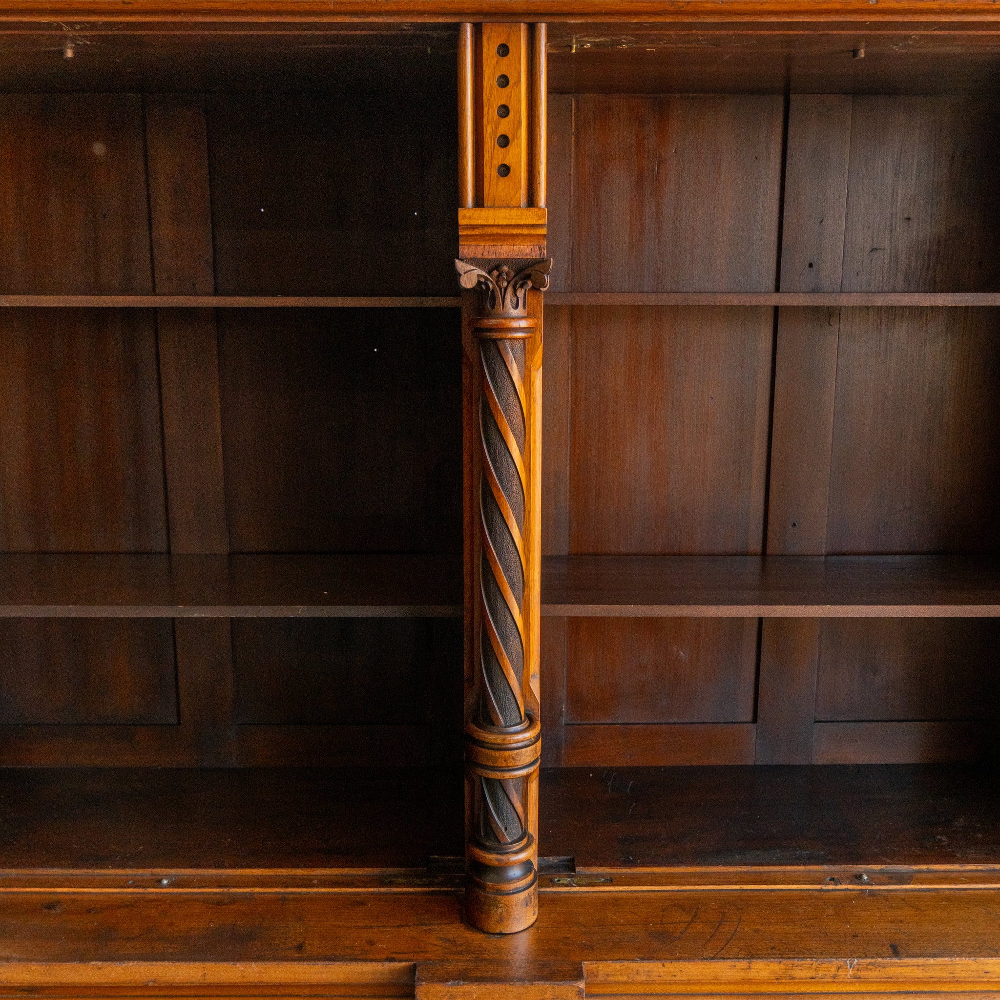 Unique Carved Back Bar