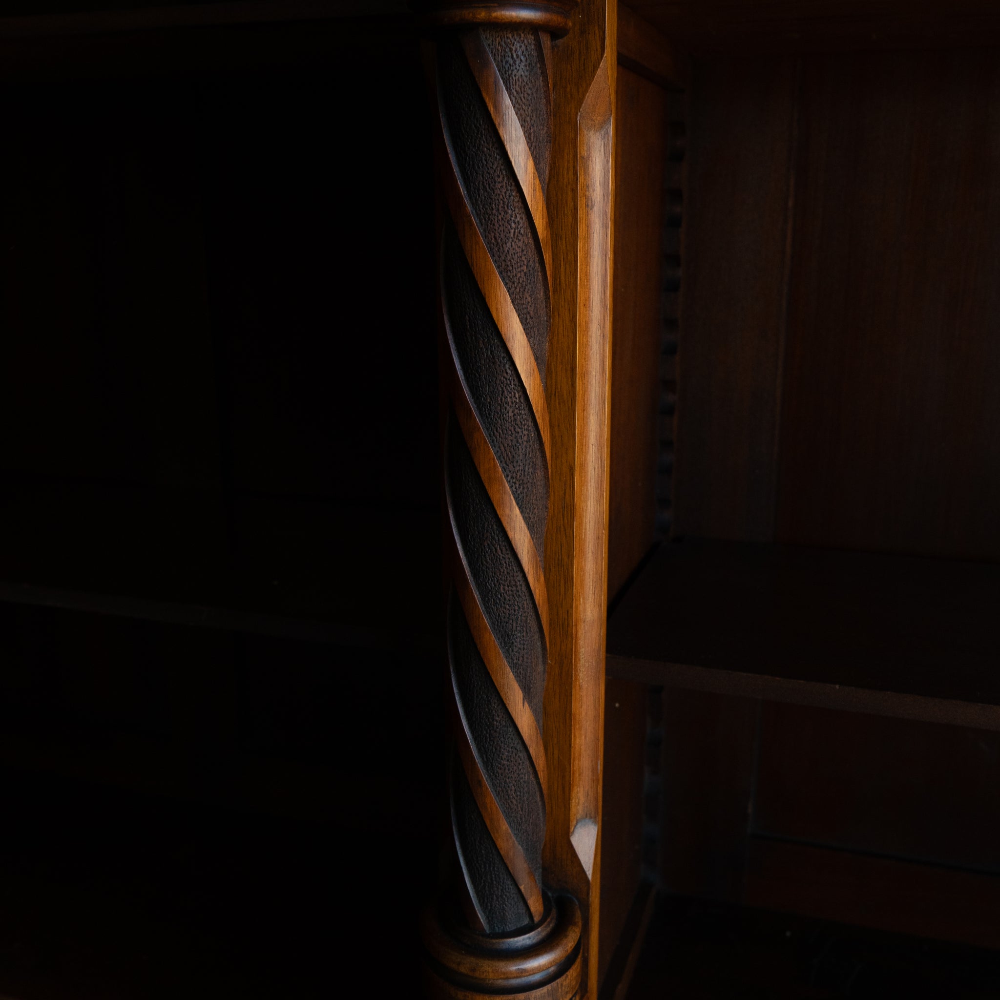 Unique Carved Back Bar