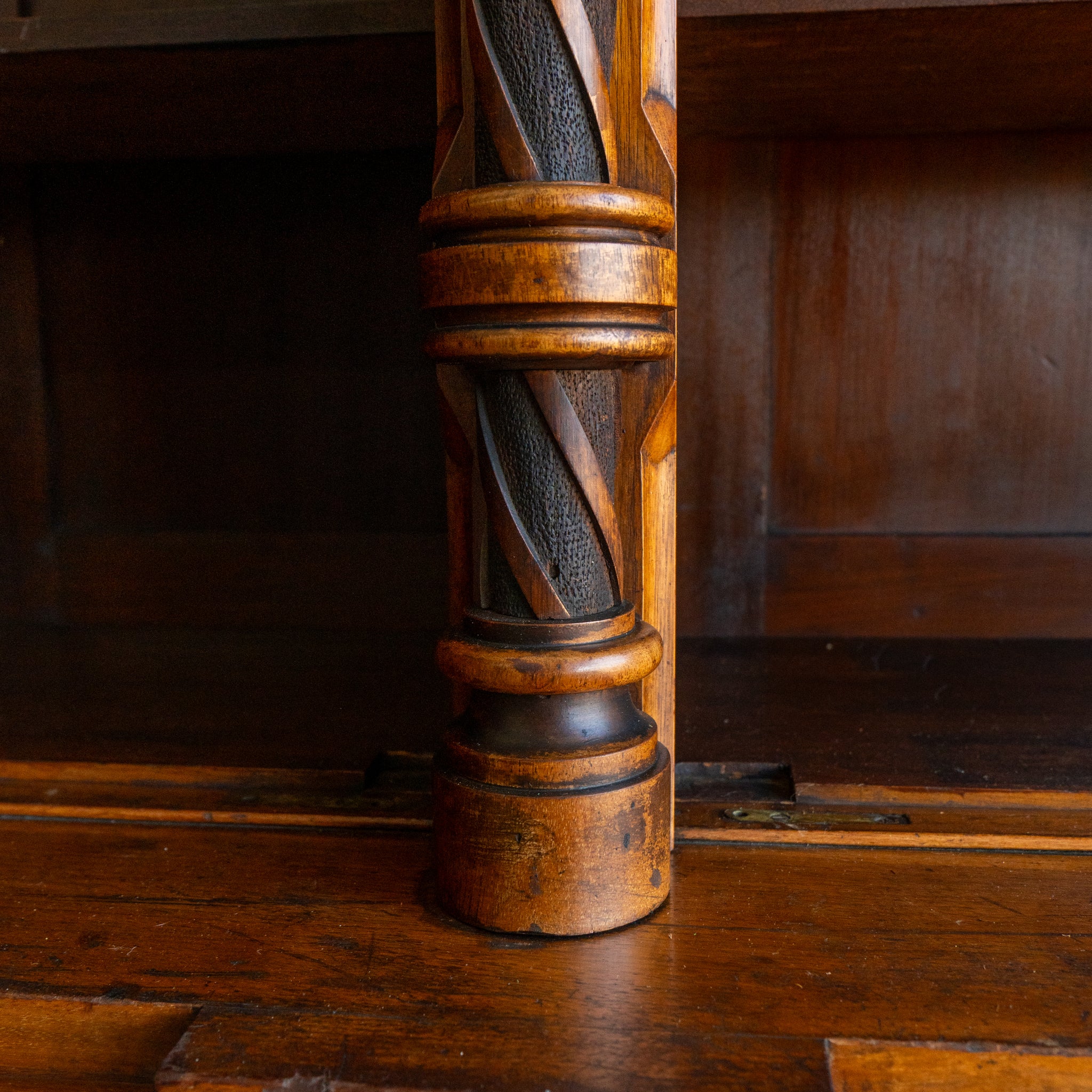 Unique Carved Back Bar