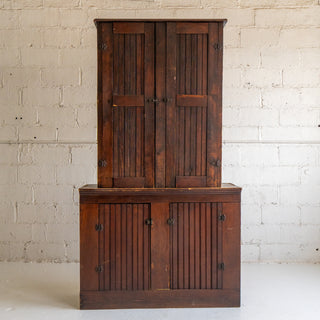 Antique Bead Board Cabinet - Woodward Throwbacks