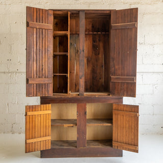 Antique Bead Board Cabinet - Woodward Throwbacks