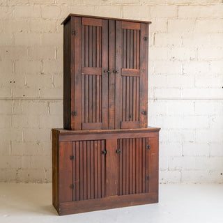 Antique Bead Board Cabinet - Woodward Throwbacks