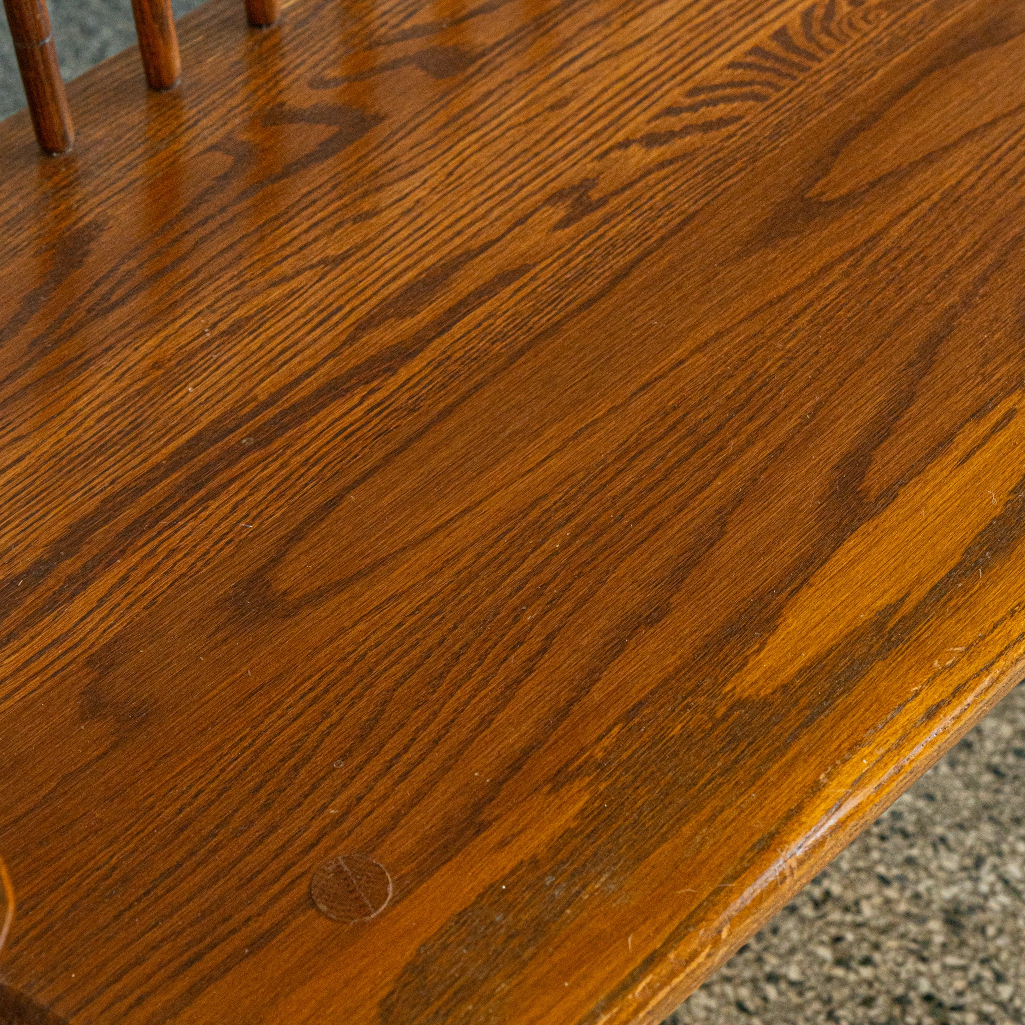 Windsor Style Oak Bench