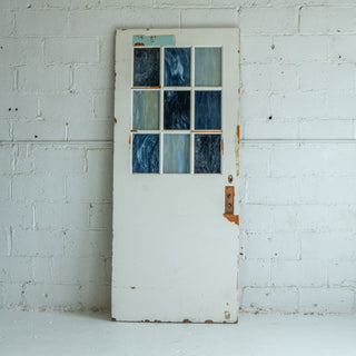 Blue Checkered Door