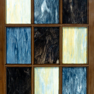 Blue Checkered Door