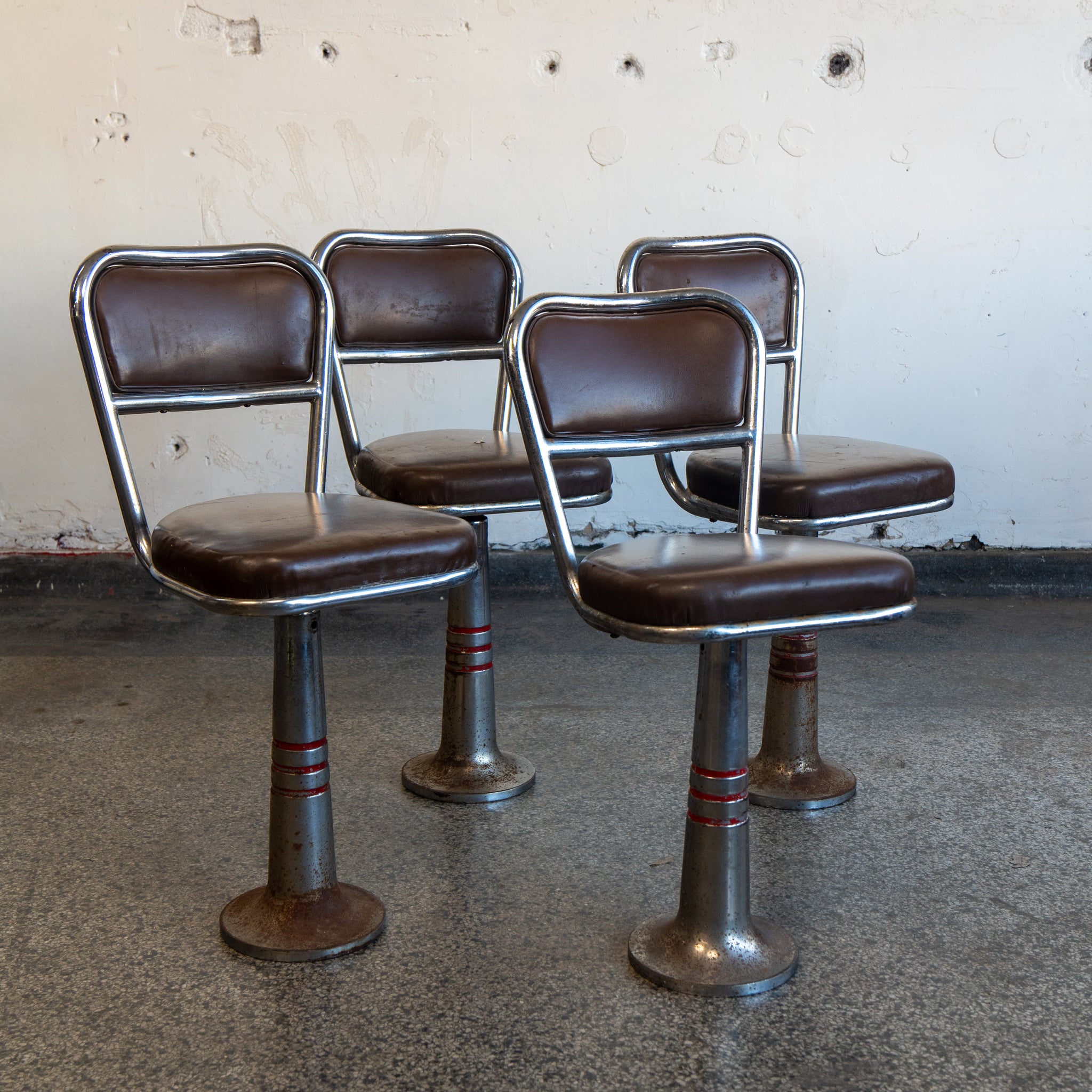Vintage Dinner Style Bar Stools