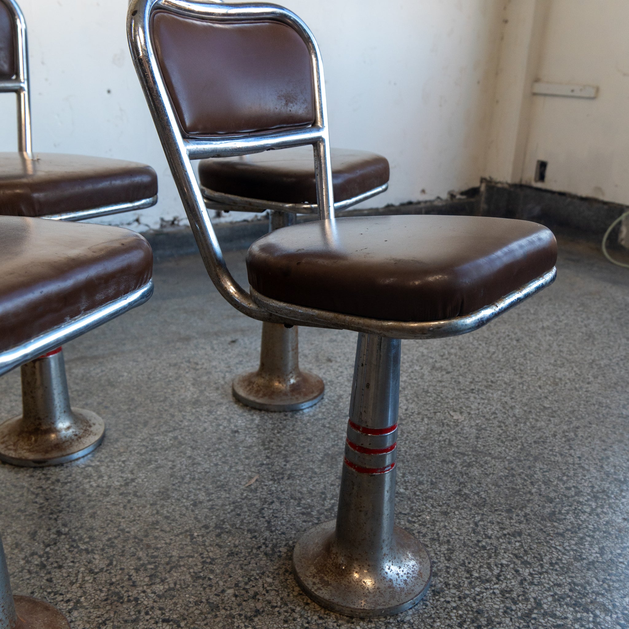 Vintage Dinner Style Bar Stools