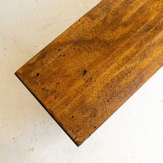 Salvaged Butcher Block Coffee Table