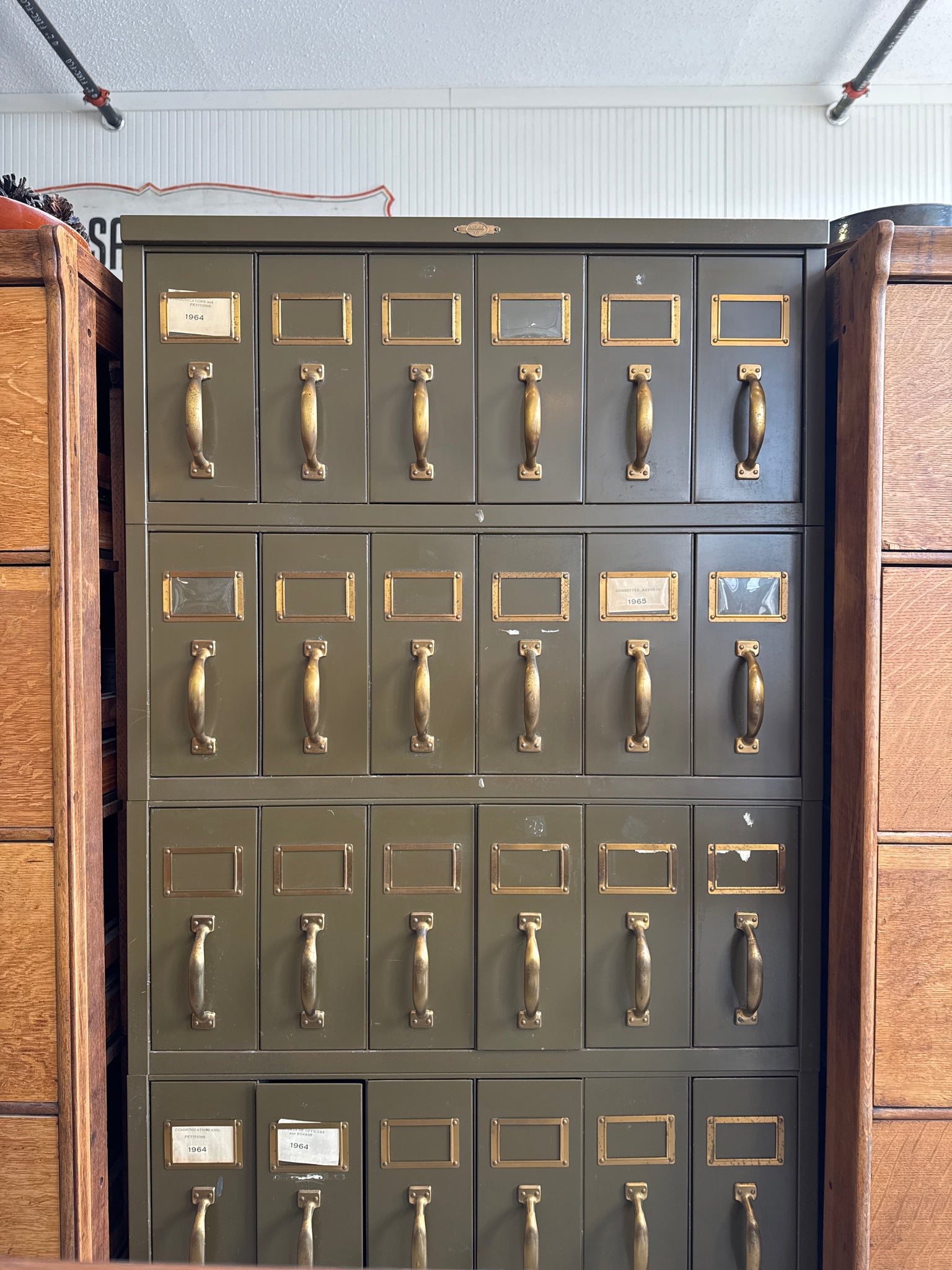 Olive Art Metal Multi-Drawer Cabinet