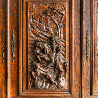 Antique Ornate Hutch