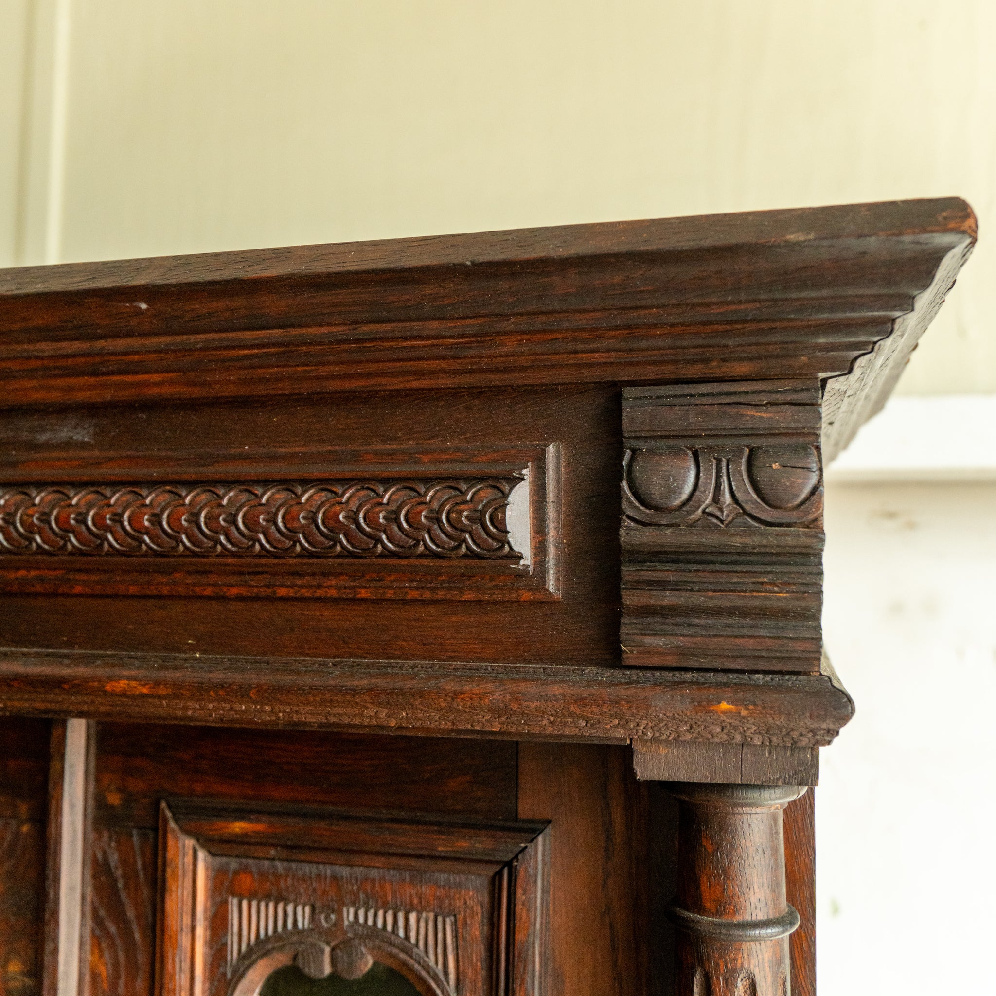 Antique Ornate Hutch