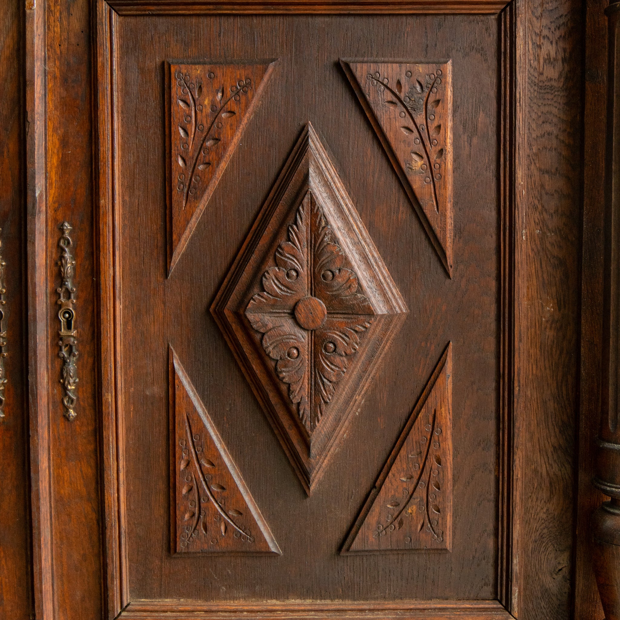 Antique Ornate Hutch