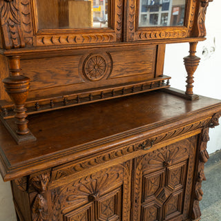 Ornate Carved Hutch