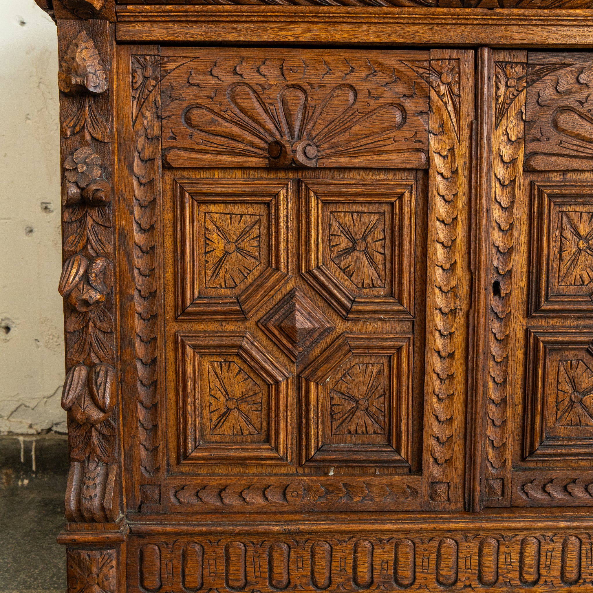 Ornate Carved Hutch