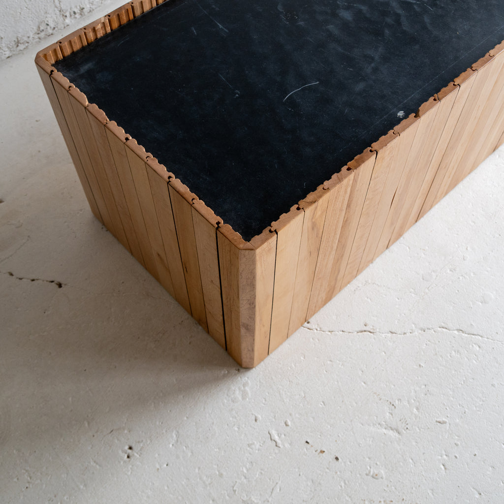 emu flooring coffee table top view reclaimed wood 