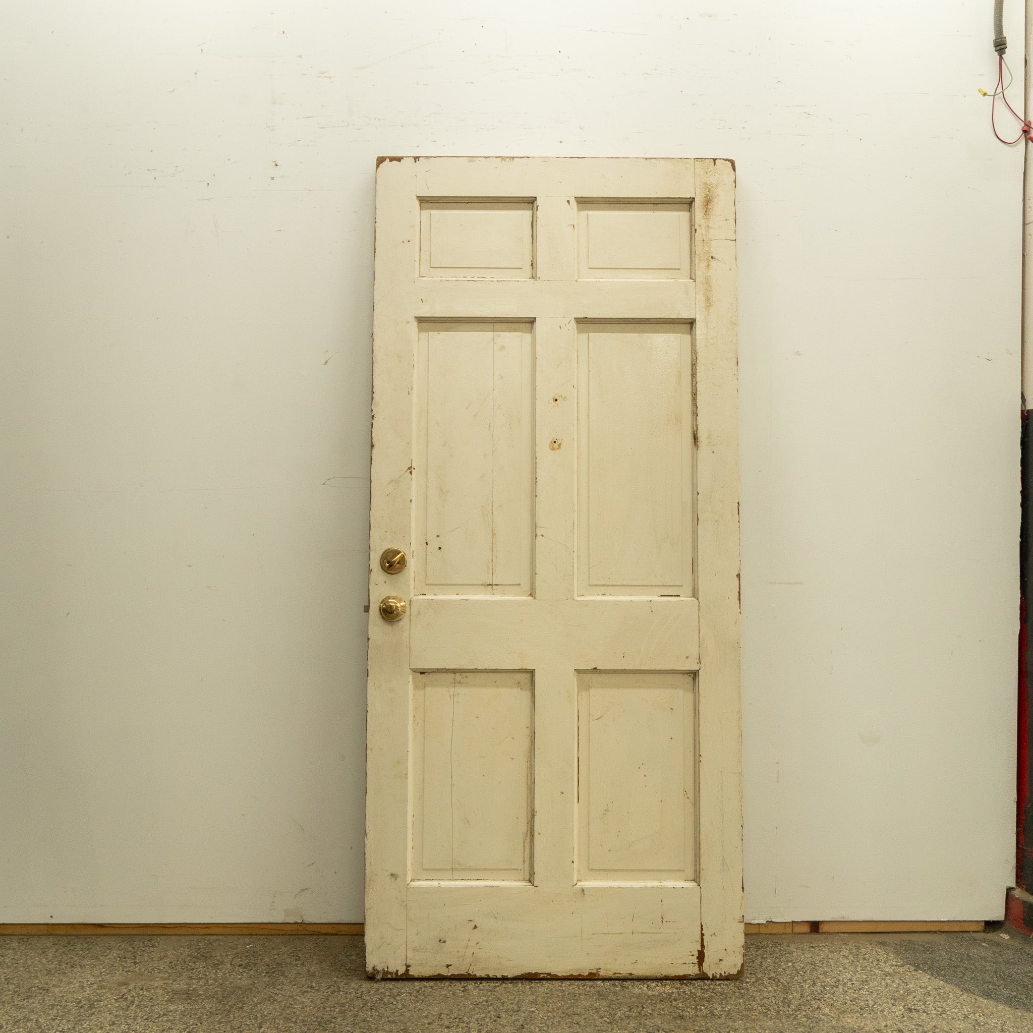 Antique White Exterior Door