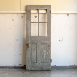 Salvaged Grey Door - Woodward Throwbacks