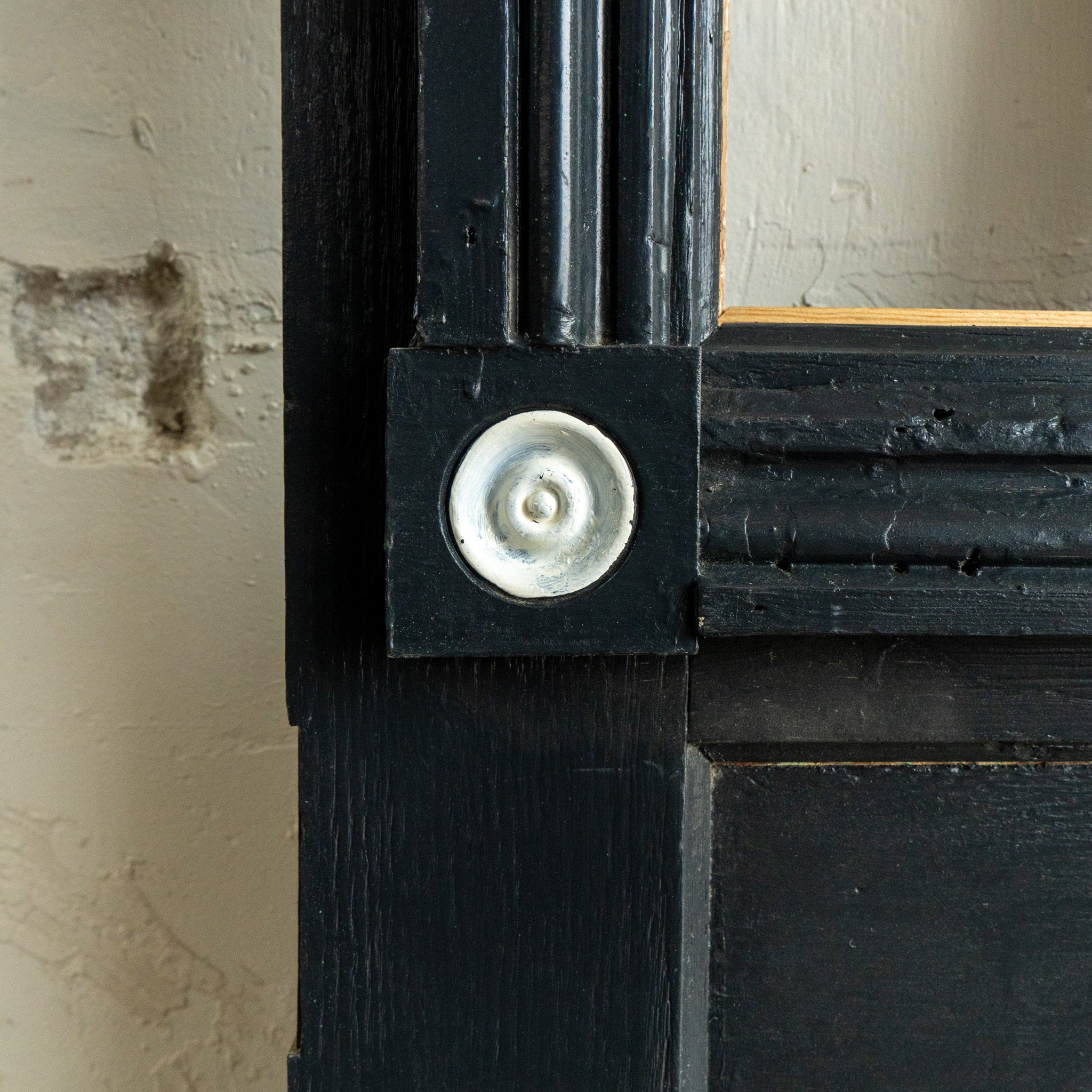 Blue Rosette Door