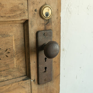 Spoon Carved Antique Entry Door