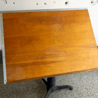 Antique Cast Iron Drafting Table