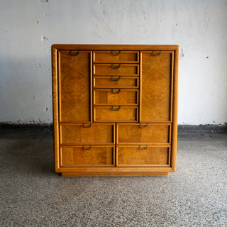 Vintage Burl Elm Dresser
