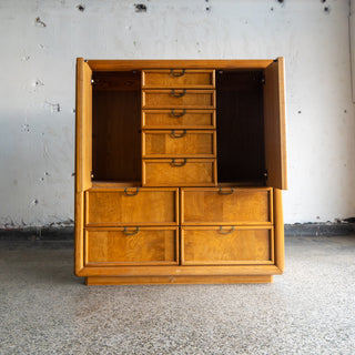 Vintage Burl Elm Dresser