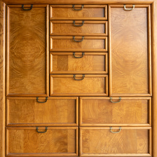 Vintage Burl Elm Dresser