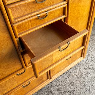 Vintage Burl Elm Dresser