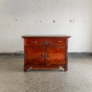 Vintage Mahogany Secretary Cabinet
