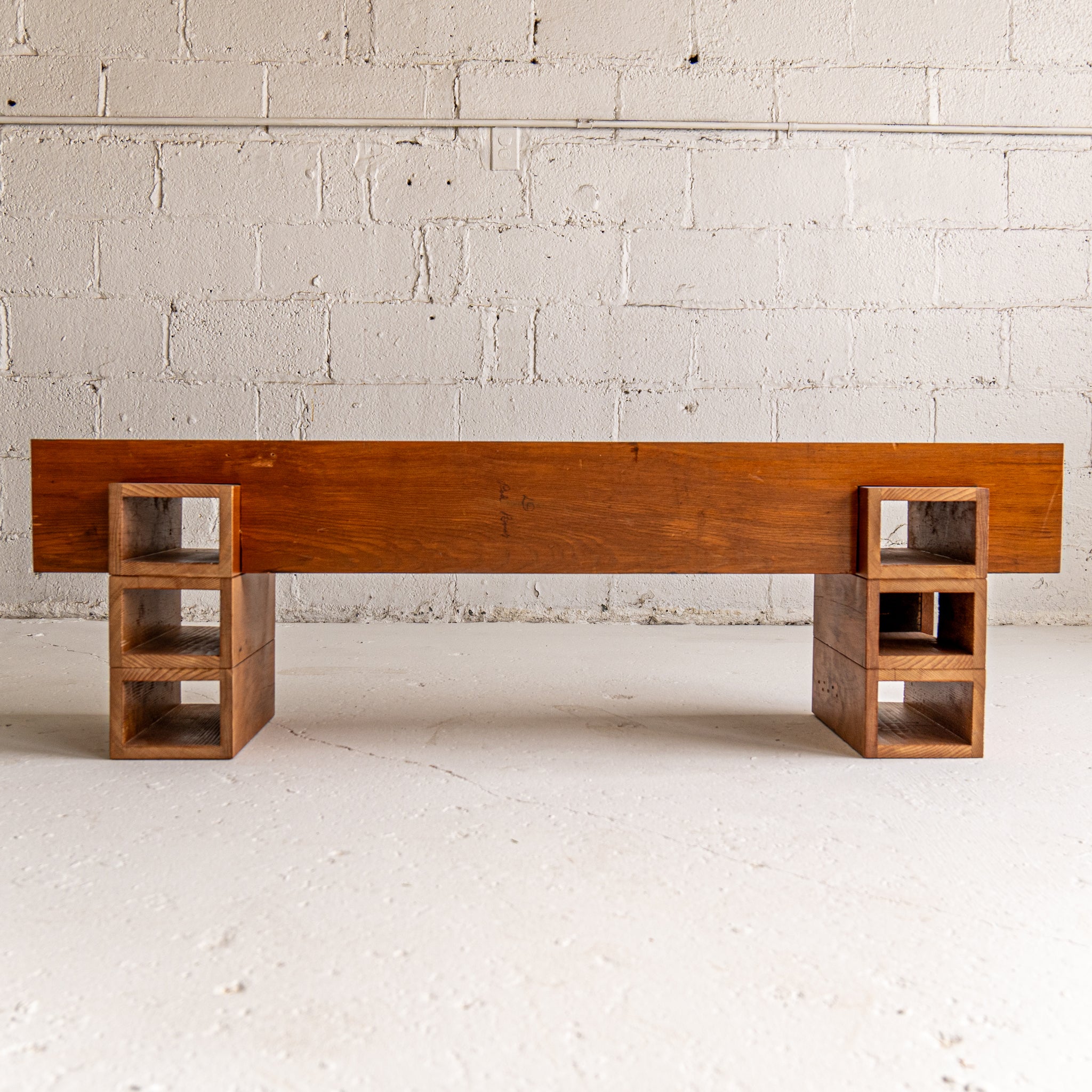 Pipe Organ Bench No. 3 | Reclaimed Wood
