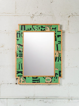 Pixel Block Mirrors - Green