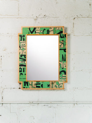 Pixel Block Mirrors - Green
