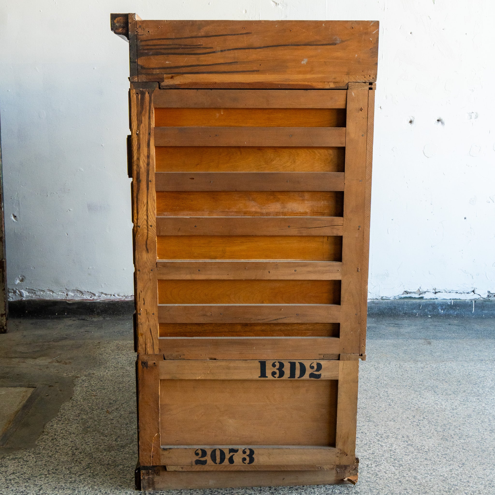 Oak Haberdasher's Cabinet
