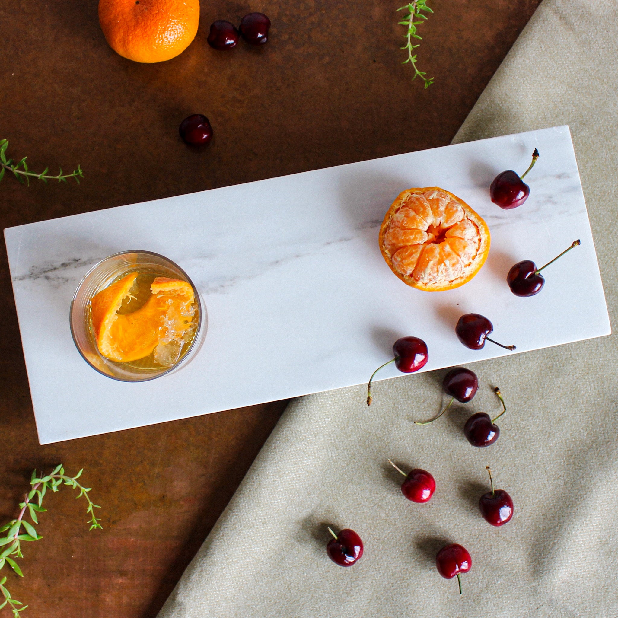 Book Tower Marble Serving Board