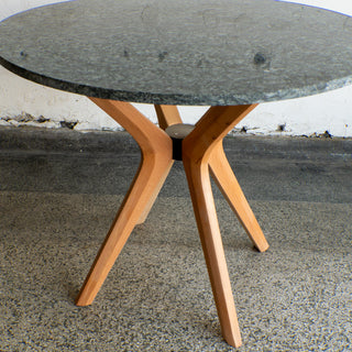 Green Granite Round Dining Table