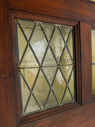 Chartreuse Stained Glass Door