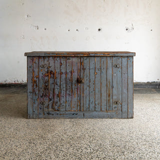 Grey Bead Board Cabinet