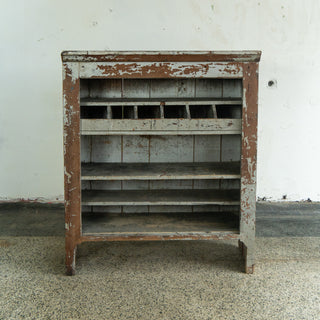 Grey Primitive Bookcase